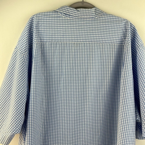 Lacoste Short Sleeve Checkered Button Down Shirt - Picture 5 of 9